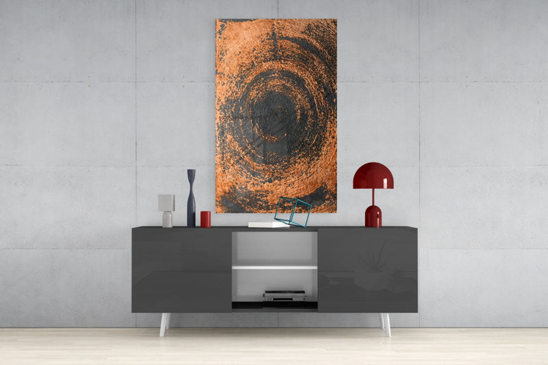 Abstract Loop Glass Wall Art