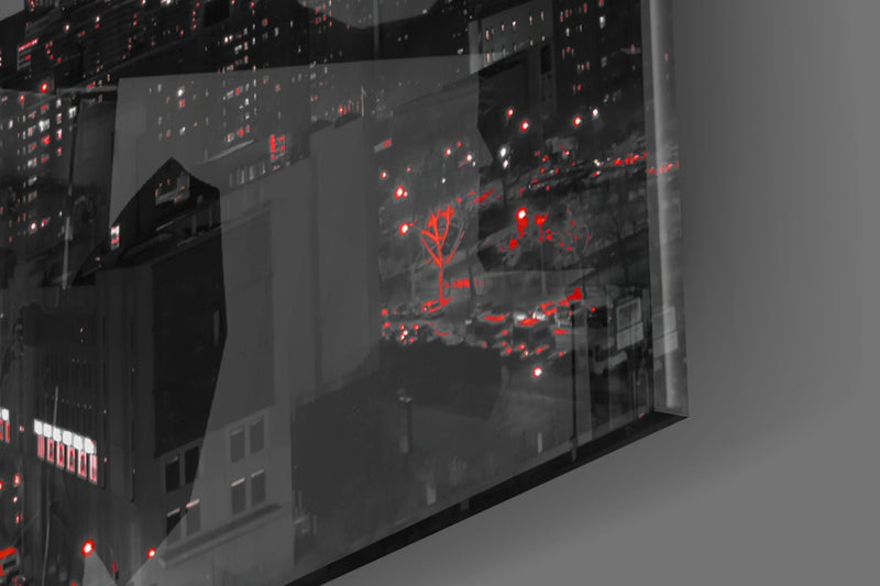 Gotham City Glass Wall Art