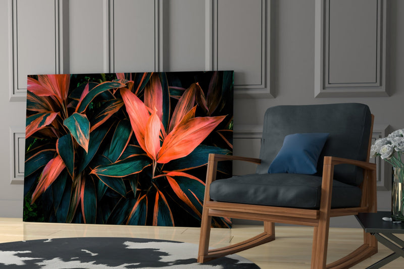 Flower Glass Wall Art