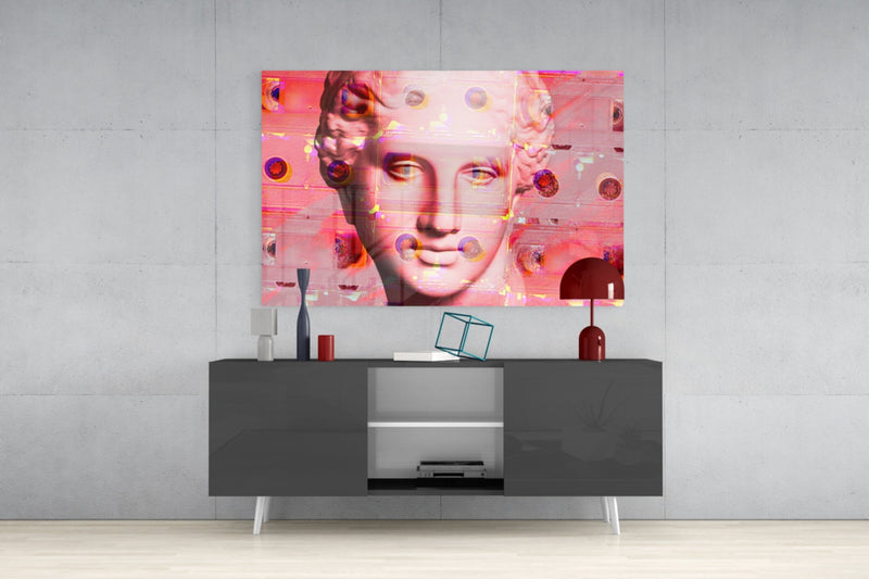 Sculpture Glass Wall Art