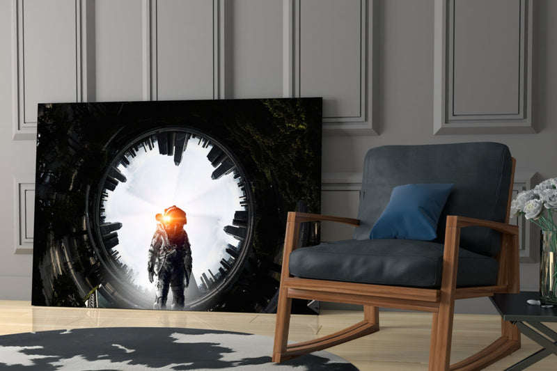 Astronaut Glass Wall Art