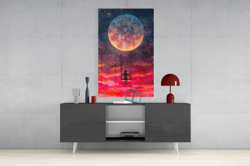 Freedom Glass Wall Art