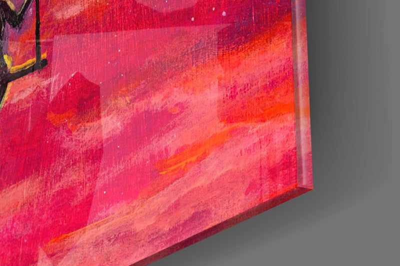 Freedom Glass Wall Art