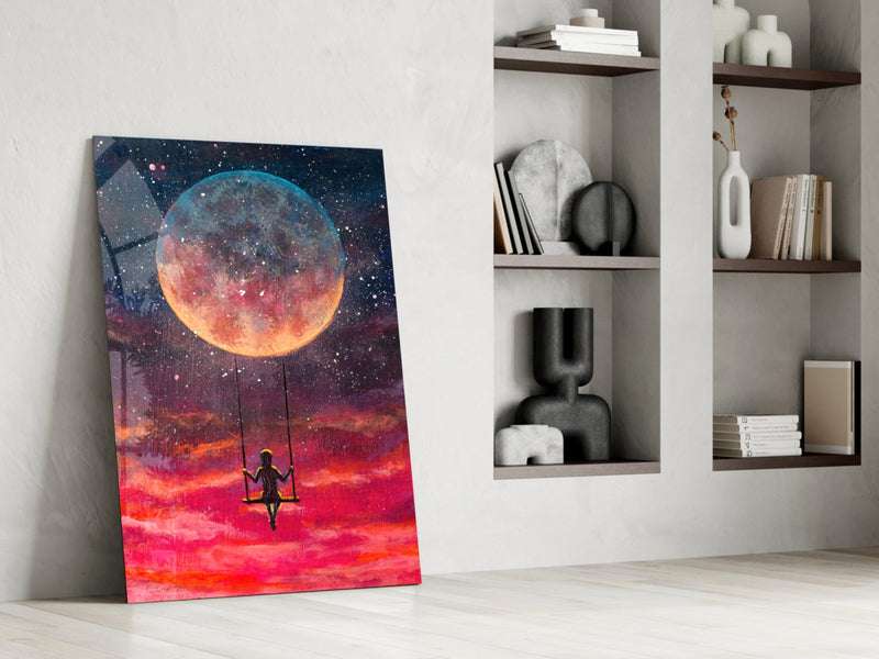 Freedom Glass Wall Art