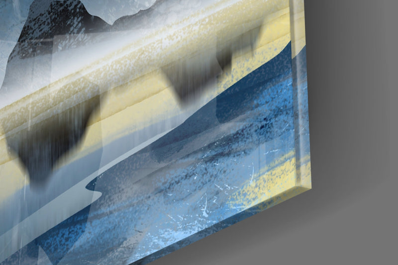 Mountains Glass Wall Art