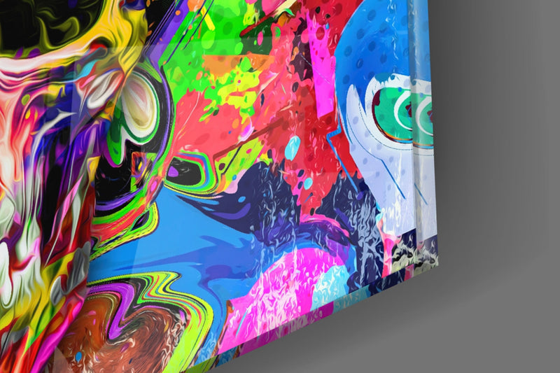 Skull Glass Wall Art