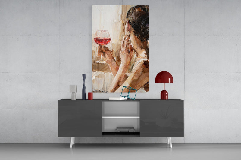 Wine and Women Glass Art