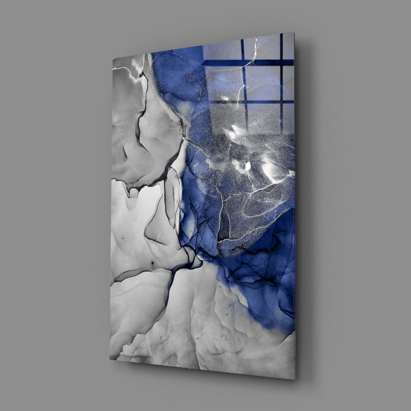 Blue Marble Glass Art