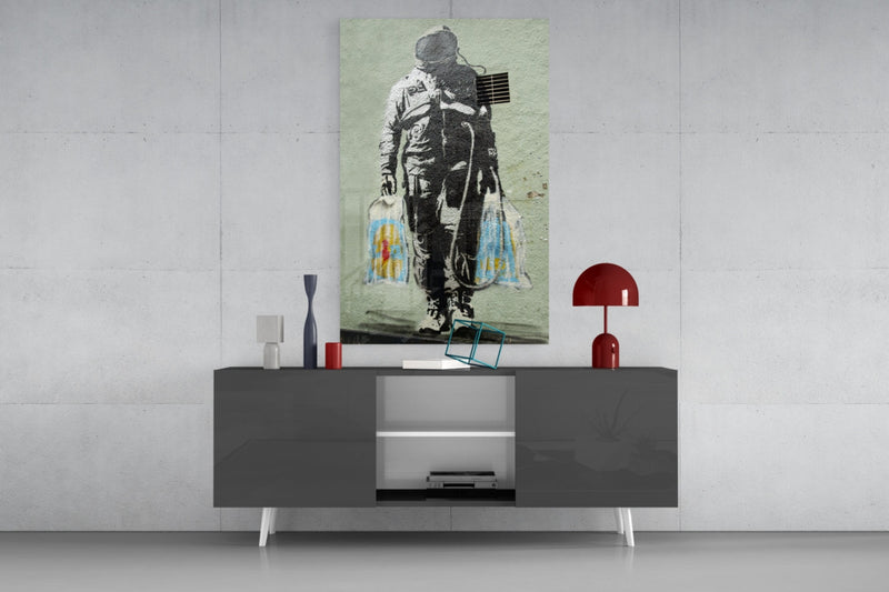 Space Market Glass Art