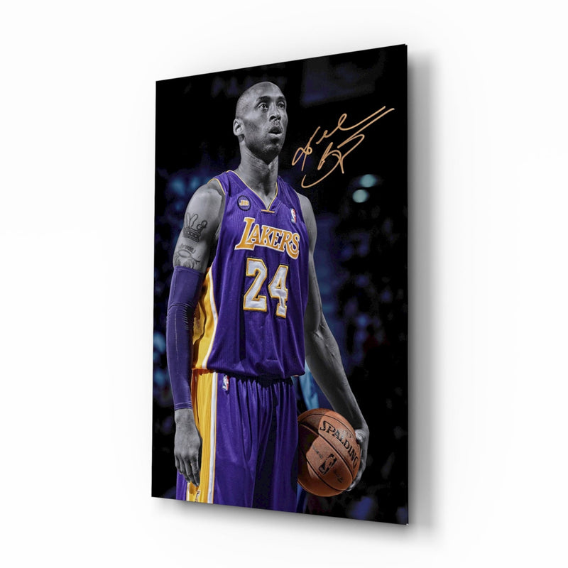 Kobe Bryant Glass Art