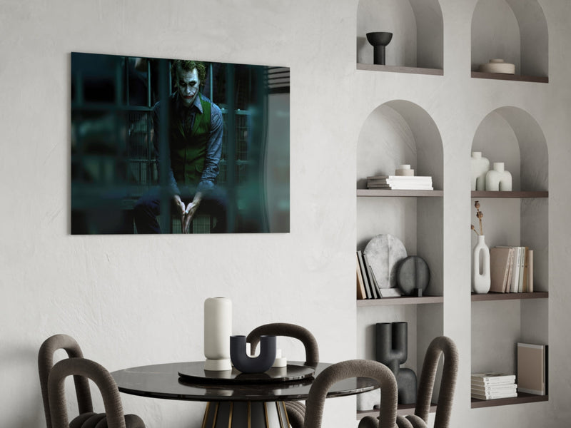 Joker Jail Glass Art