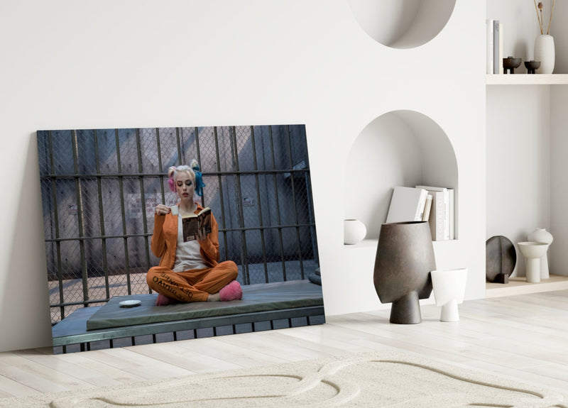 Harley Quinn Glass Art