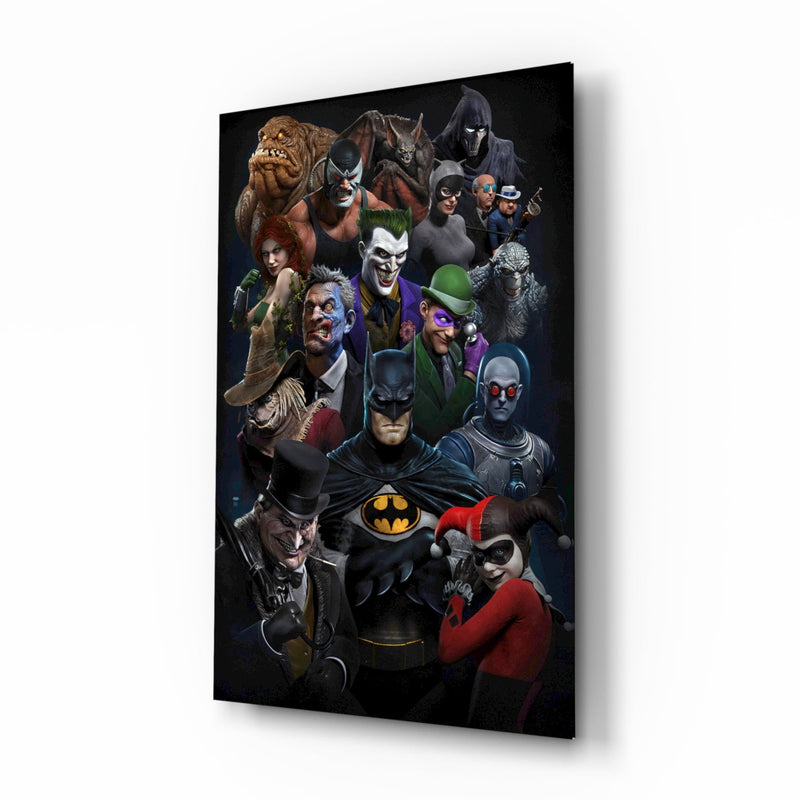 Batman Universe Glass Art