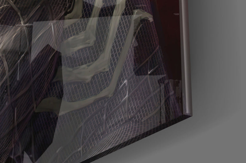 Venom vs Bane Glass Art