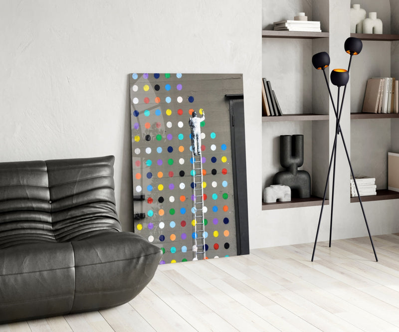Dots Glass Art