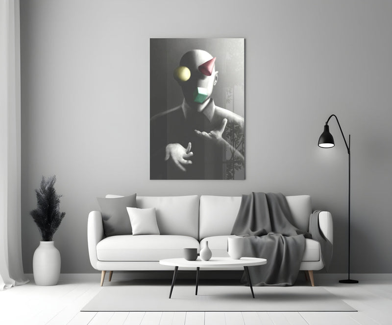 Juggler Glass Wall Art