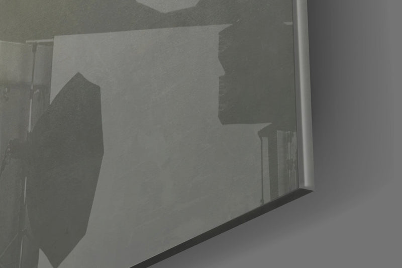 Masks Glass Wall Art