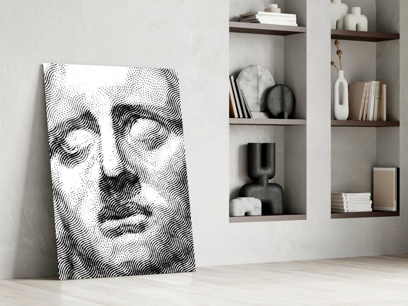 Sadness Glass Wall Art