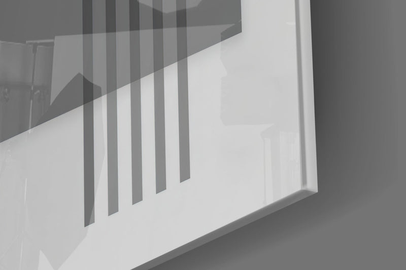 Statue Glass Wall Art