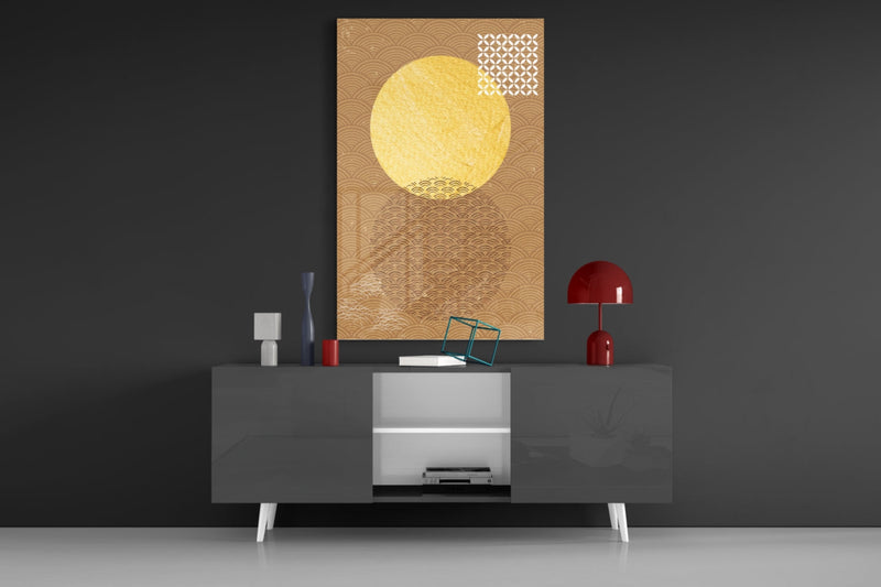 Shadow of the Sun  Glass Wall Art