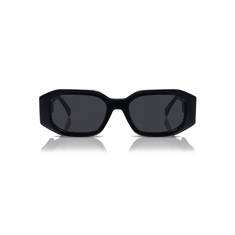 Caroline 51mm Rectangle Sunglasses | Black