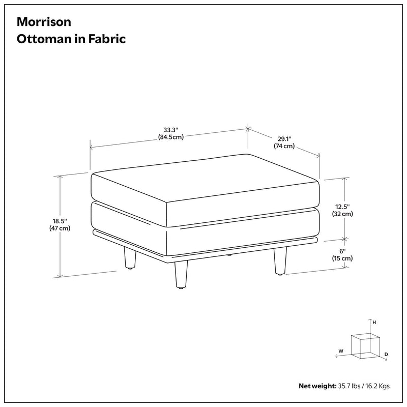 Morrison - Handcrafted Ottoman
