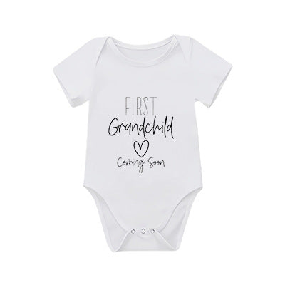 Summer Short Sleeve Baby Romper Bodysuit