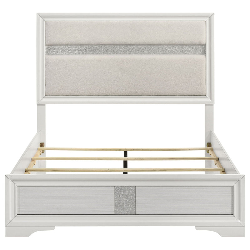 Miranda 54-inch Upholstered Full Panel Bed White