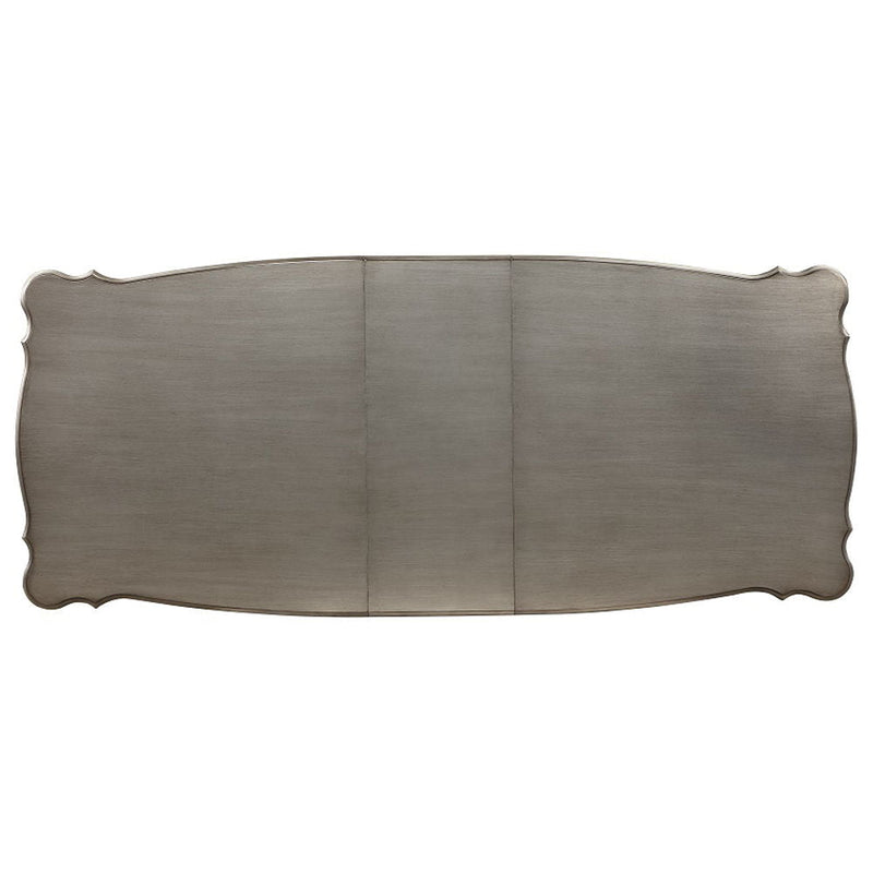 Ariadne - Dining Table With Pedestal - Antique Platinum