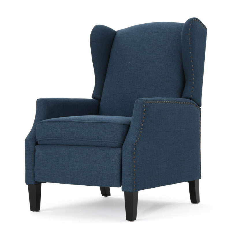 Westeros Wing Back Fabric Upholstered Recliner