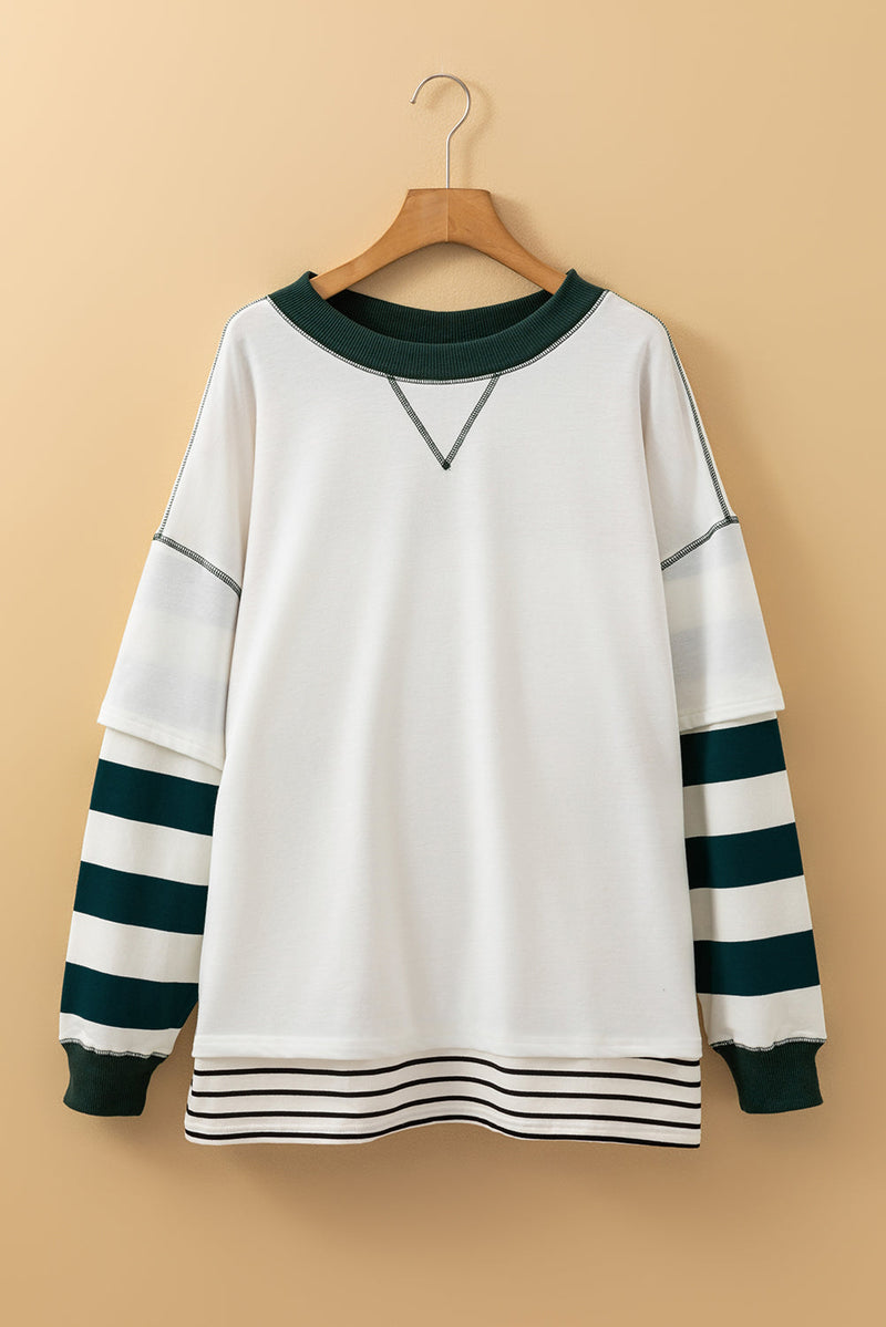 Janiyah Fake 2 Piece Sweatshirt