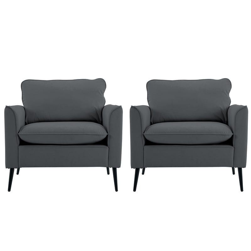 Nordic Retro Light Luxury Upholstered Sofa Chair