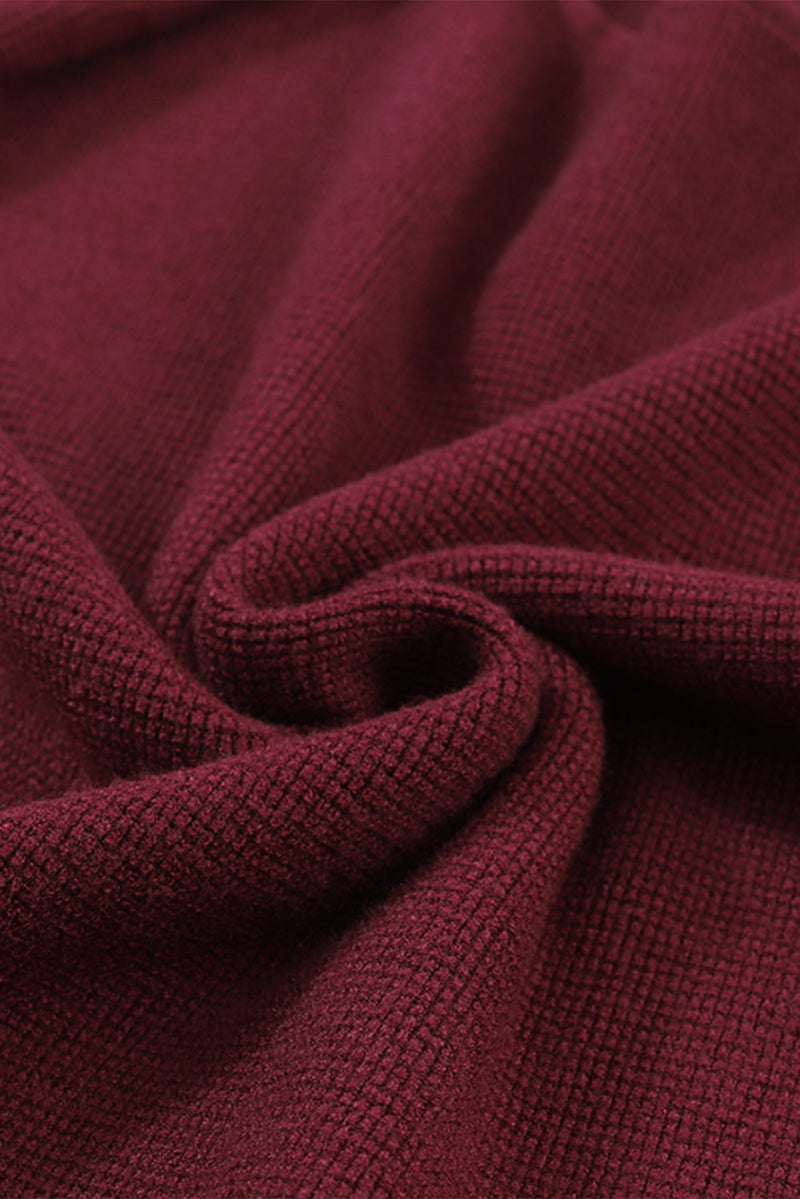 Aria Sleeve Plain Knit Sweater