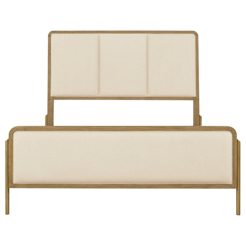 Arini 56-inch California King Panel Bed Cream and Sand Wash