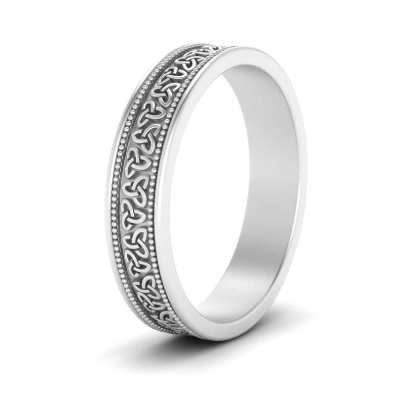 Celtic Mens Gold Band Rings