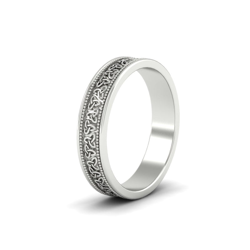 Celtic Mens Gold Band Rings