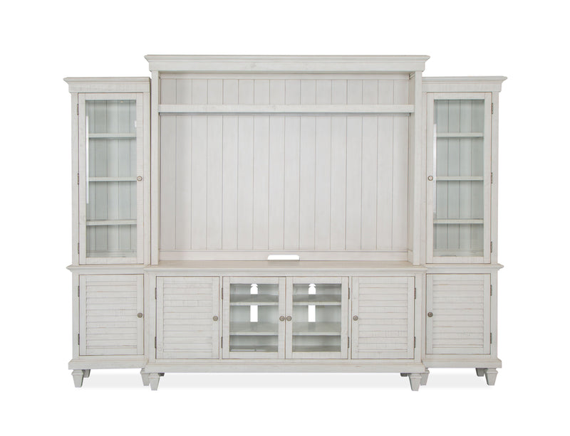 Newport - Wood Hutch - Alabaster