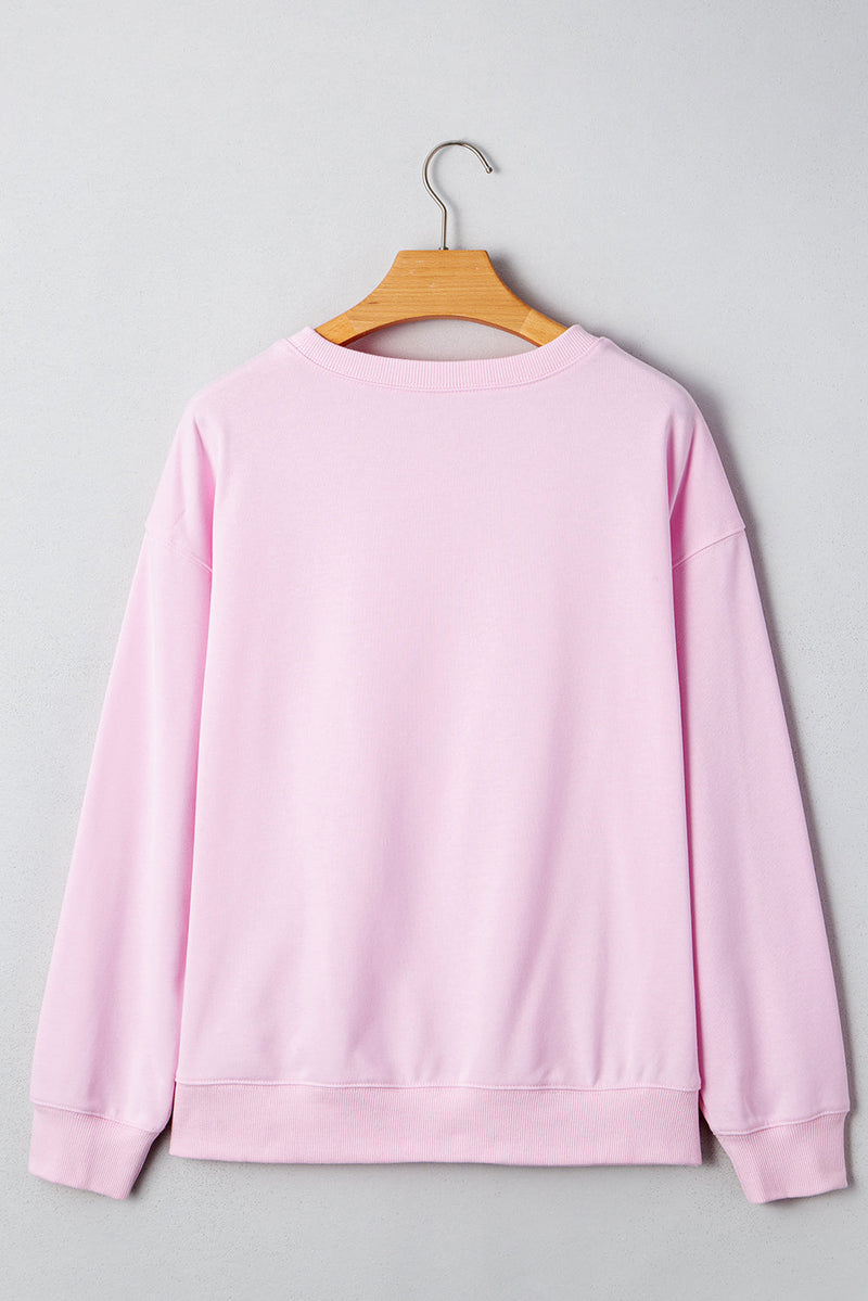 Andi Rugby Print Casual Sweatshirt