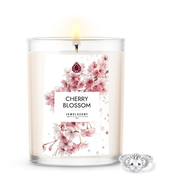 Cherry Blossom 18oz Home Jewelry Candle