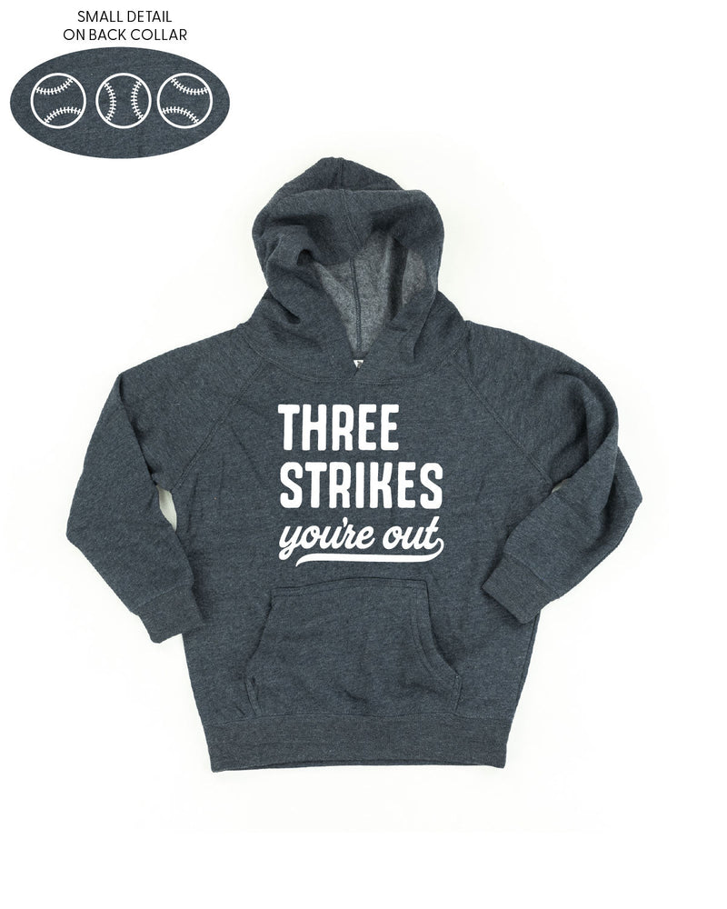 Three Strikes You're Out (bd) - Child Hoodie