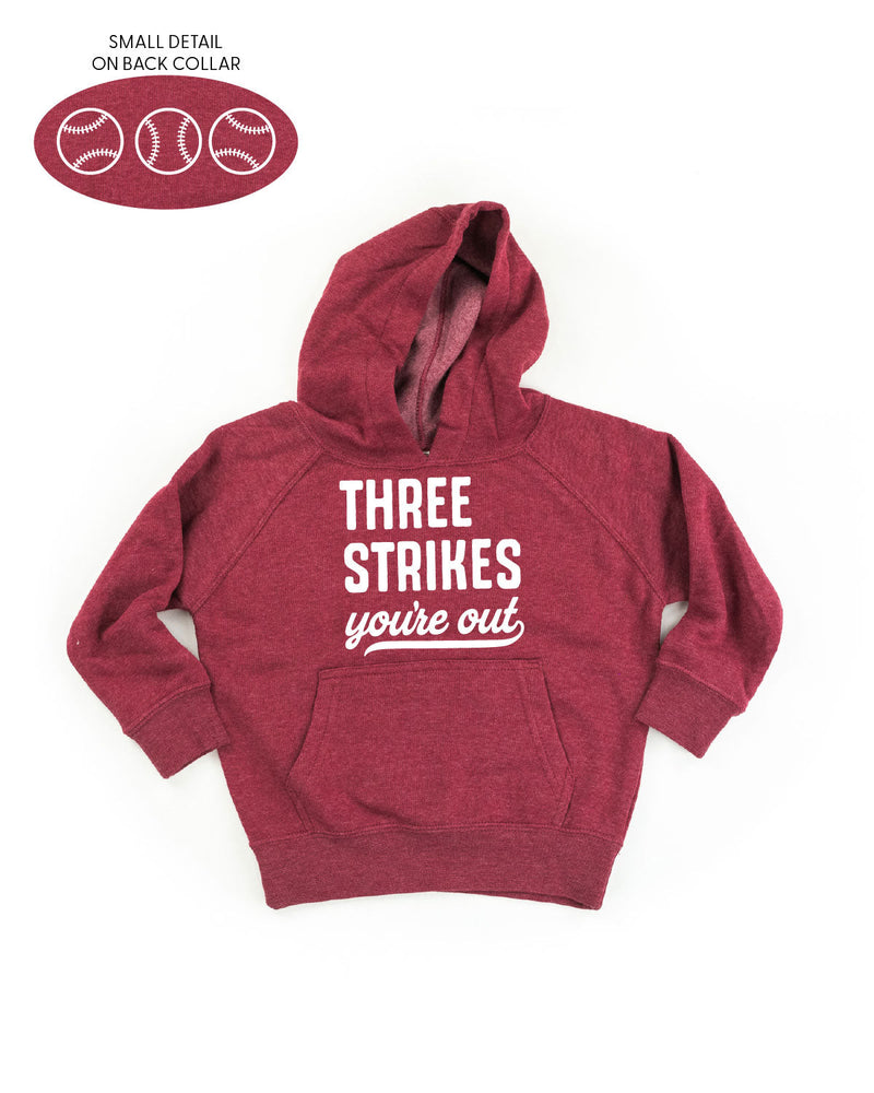 Three Strikes You're Out (bd) - Child Hoodie