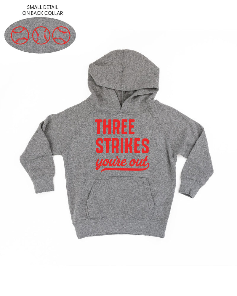 Three Strikes You're Out (bd) - Child Hoodie