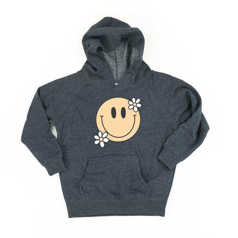 Big Smiley w/ Flowers - Child Hoodie