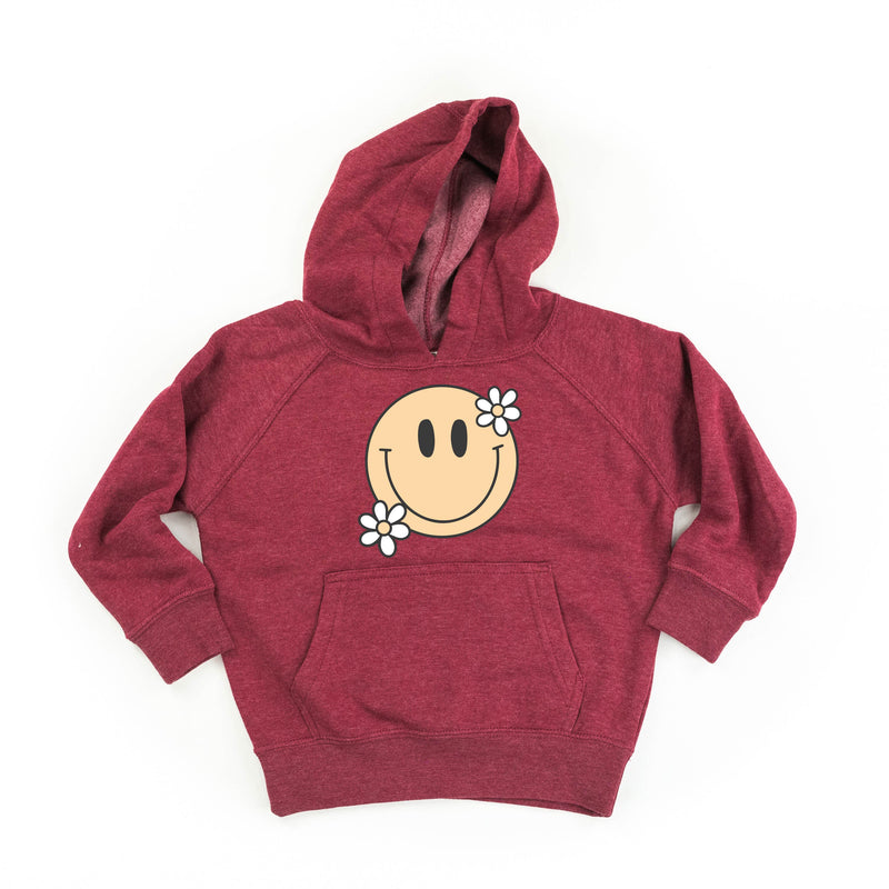 Big Smiley w/ Flowers - Child Hoodie