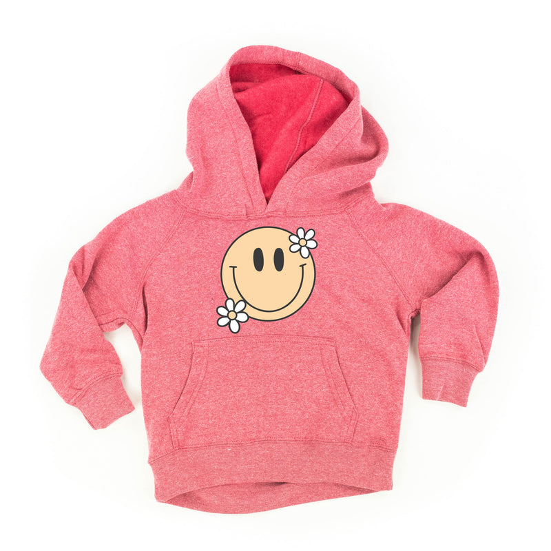 Big Smiley w/ Flowers - Child Hoodie