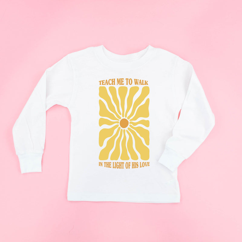 Teach Me To Walk In The Light Of His Love - CChild Long Sleeve Tee