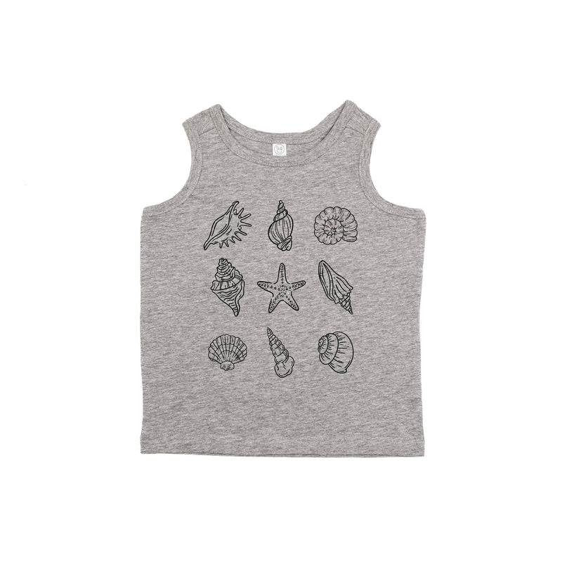 3x3 Seashells - Child TANK