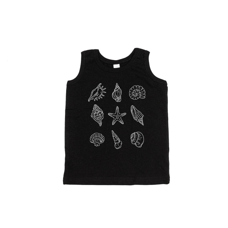 3x3 Seashells - Child TANK