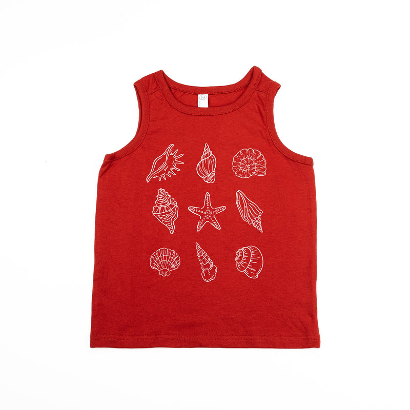 3x3 Seashells - Child TANK