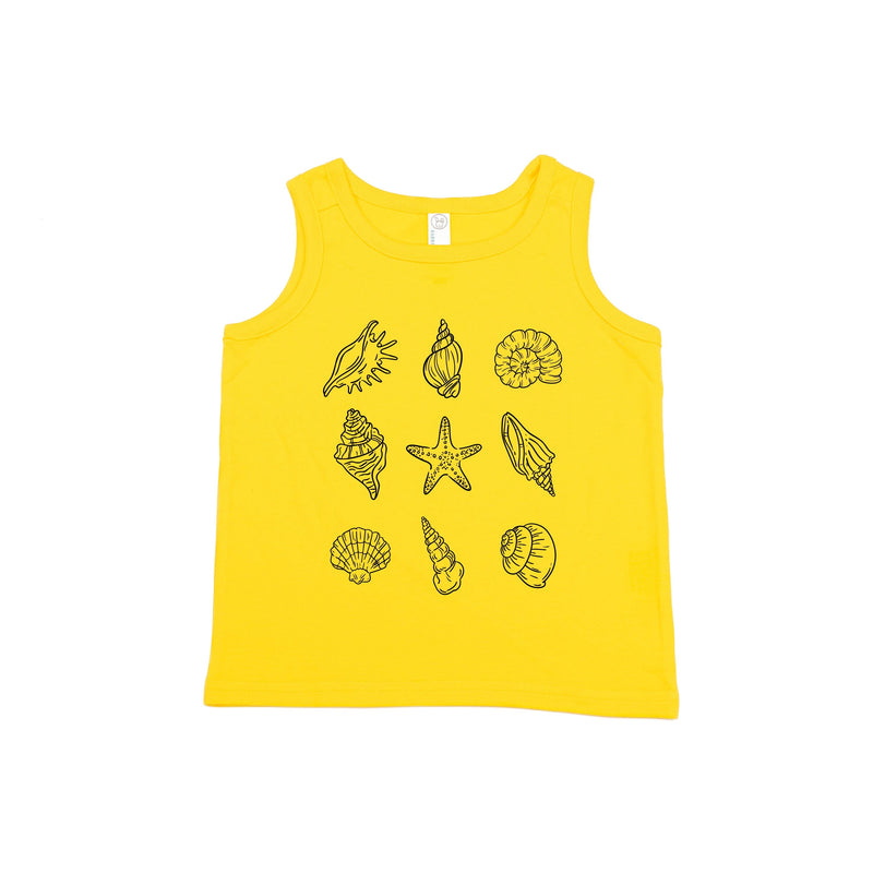 3x3 Seashells - Child TANK